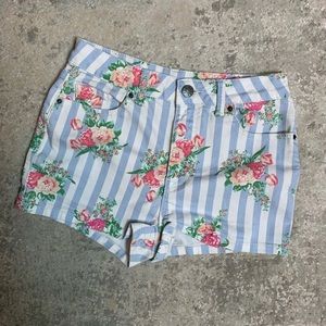 NWOT BDG Floral Erin High Rose Shorts